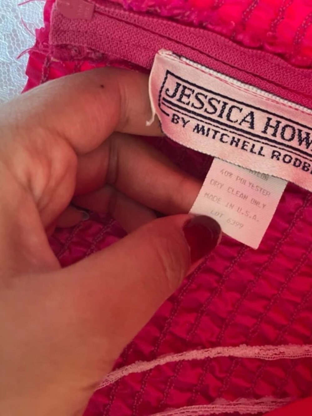 vtg jessica howard pink party dress - Picture 3 of 3